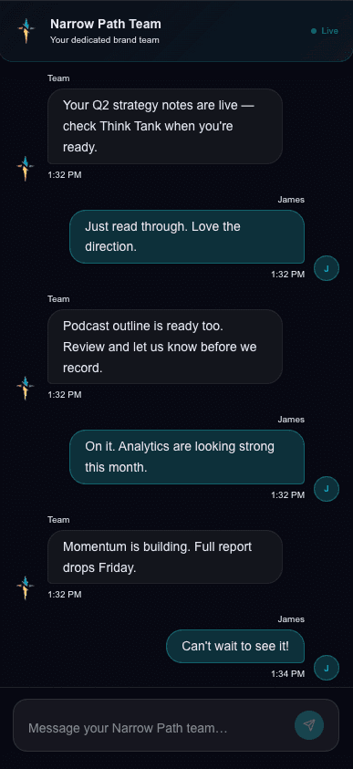 Portal messages