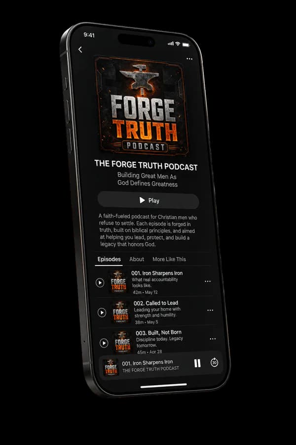 The Forge Truth Podcast app concept