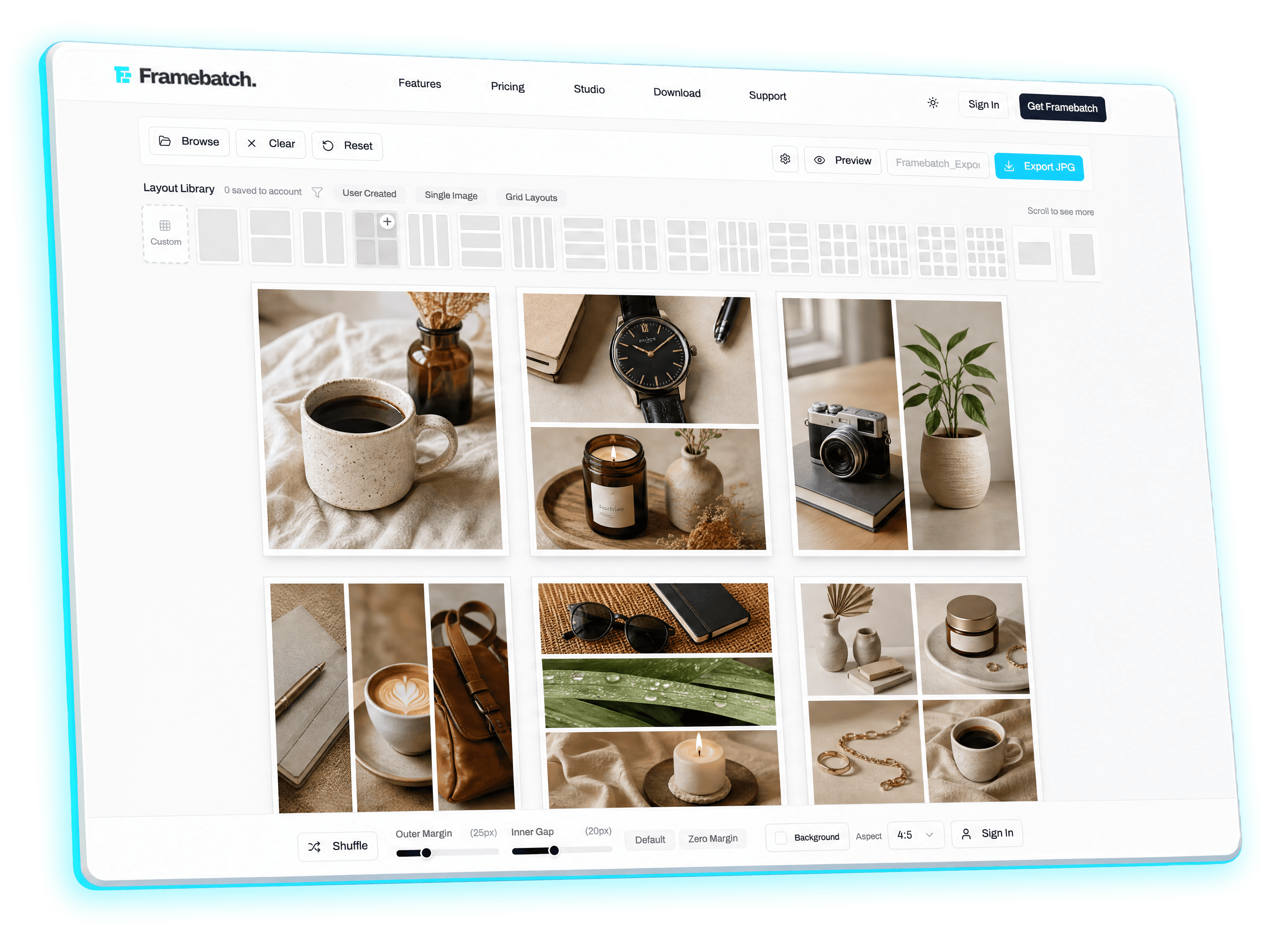 Framebatch Studio interface